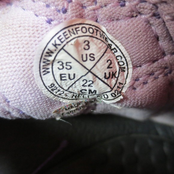 Keen Sandals Youth 3Y Purple Pink Comfort Walking Waterproof Sandals Water - Picture 8 of 9